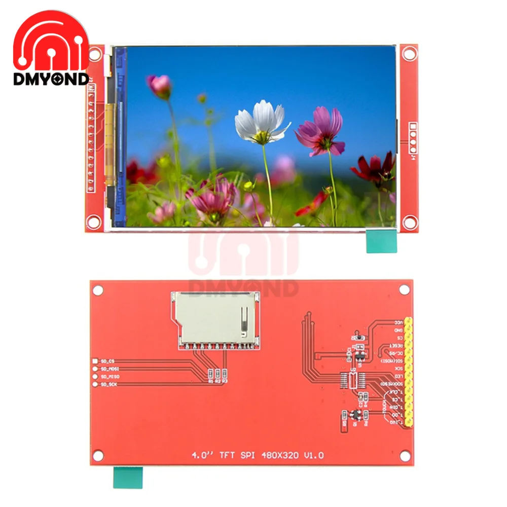 4.0 inch SPI serial LCD touch screen module 480*320 TFT display module ST7796S Display Screen with Touch Panel Build-in Driver