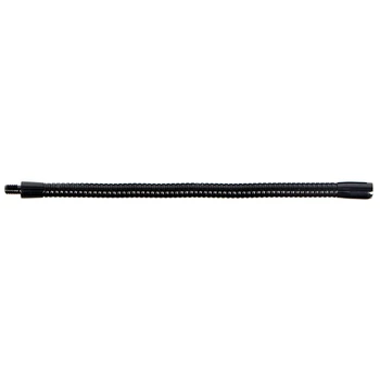 

ABDZ -Iron Threaded Microphone Gooseneck Bendable Mic Neck Black 30Cm Microphone Replacement Accessory