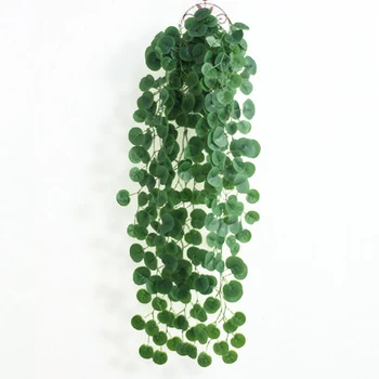 

Plant Artificial rattan Greenery Vine Leaf Green TV wall Holiday Christmas