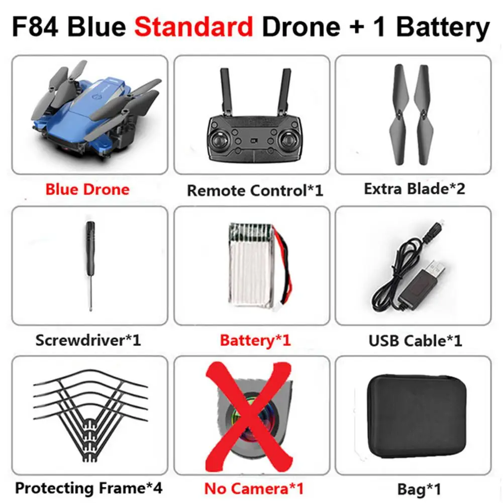 RCtown F84 Квадрокоптер беспроводной Радиоуправляемый Дрон с 4 K/5MP/0.3MP HD камерой WiFi FPV Вертолет складной самолет для детей подарочная игрушка