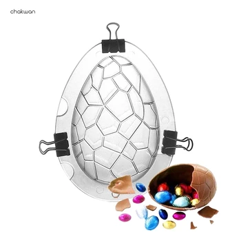 

DIY Easter Egg 3d Cake Mold Fondant Cake Decorating Tools Plastic Chocolate Mold Cookie Candy Molds Cake Baking Pastry Tools