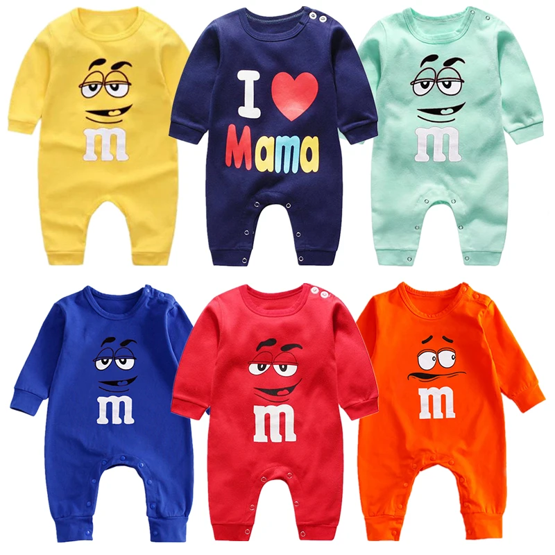 baby bodysuit dress 2022 Cheap Costume Autumn Cotton Boy Clothes Romper Newborn Baby Girl Clothing Infant Jumpsuit Cartoon Home Wear Pajamas 0-24m Baby Bodysuits made from viscose 