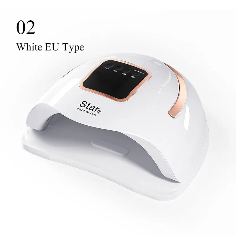 72w White EU Type 72 Вт Светодиодная УФ-лампа для ногтей 15s быстрая сушка для сушки всех гель-лаков 36 шт. светодиодный S lcd Сушилка для ногтей инструменты для дизайна ногтей с низким тепловым режимом - Цвет: 72w White EU Type