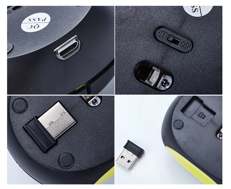 Wireless Mouse Silent USB Mouse Computer Mause Recharge for HP Lenovo Asus Mac Windows 8/10 Notebook Laptop Mouse USB Receiver