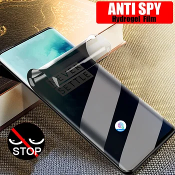 

3D Curved Anti Spy Hydrogel Film For OnePlus 8 7T Pro 7T 6T Privacy Anti-Peep Screen Protector on OnePlus 8 5 3T Anti Glare Film