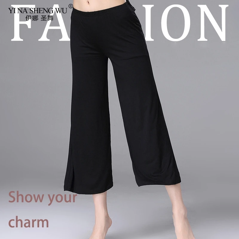 Belly Dance Clothes Women Pants Modal Elastic Bellydance Costumes Lady Loose Wide Leg Pants/Cropped Pants Bellydance Women