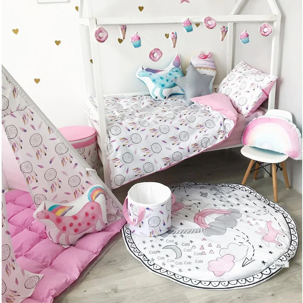Sallybaby Новый Радужный Райский детский коврик для ползания в скандинавском стиле