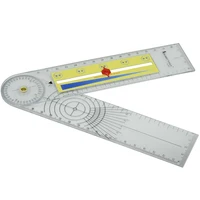2 in 1 Pain goniometer Spinal Goniometer Ruler Motion Tester Pain Rating Scale 360 Professional medical protractor angle ruler 1