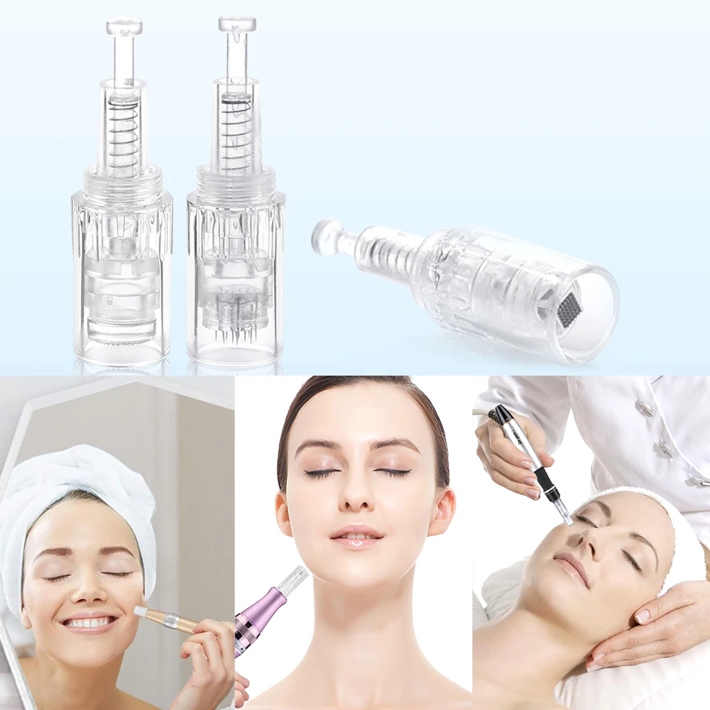 Замена картриджа с винтом 10/50 шт. для микро иглы Derma Pen 9 pin / 12 36 nano Micro