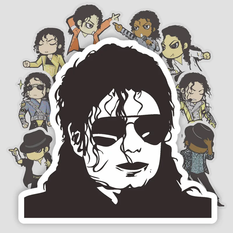 11PCSCartoon jackson стикер для детей самодельные наклейки на книги на ноутбук/декоративные Скрапбукинг/Сделай сам