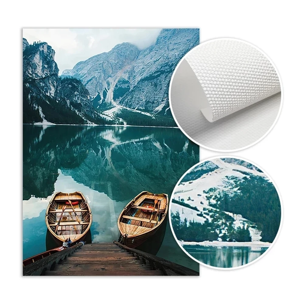 Холст постер из шелковой ткани пользовательские мякотью Художественная