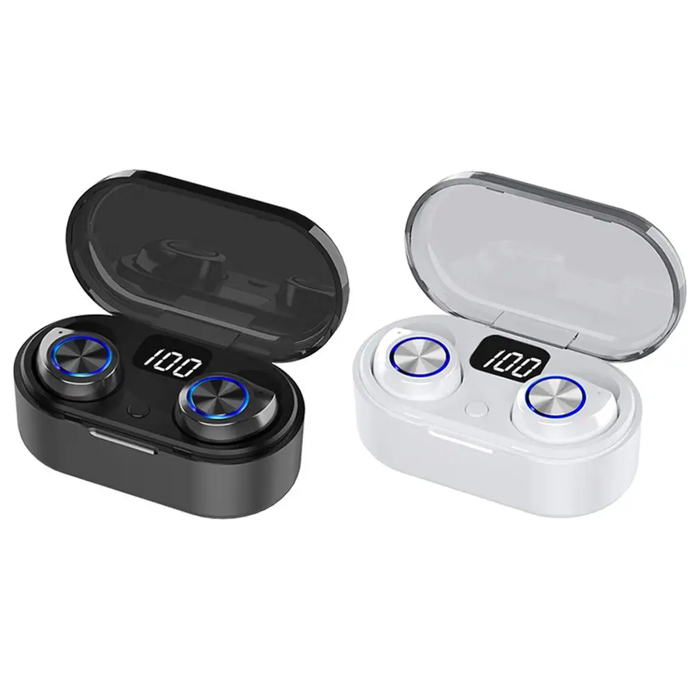 Новинка TW80 наушники Bluetooth беспроводные светодиодный цифровой дисплей TWS