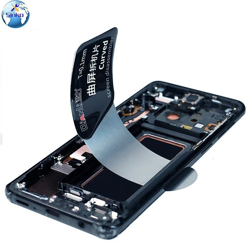 0.1mm Ultra Thin Metal Steel Phone Repair Pry Tool Soft Opening Sheet Tool Qianl