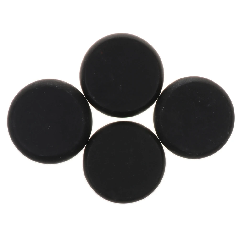 4Pcs Black Lava Natural Energy Massage Stones for Personal SPA Hot Compress Spa Rock Basalt Body Health Care Stone