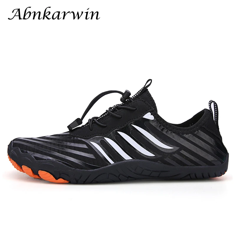 

Summer Men Beach Stretch Fabric Barefoot Shoes Water Aqua Sea Swimming Shoes Surfing Aquashoes Quick-Drying Unisex