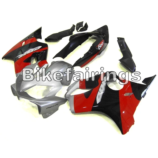 New Full Fairings For Honda CBR600F4i F4i 2004 2005 2006 2007 ABS Plastic Injection Motorcycle Bodywork- Gloss Red Black Silver