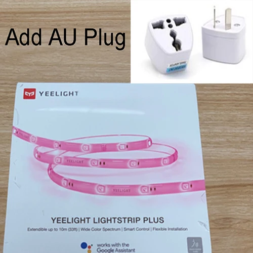 Add AU Plug Yee светильник RGB светодиодный 2 м умный светильник-полоса умный дом для Mi Home приложение WiFi работает с Alexa Google Home Assistant 16 миллионов красочных - Цвет: Add AU Plug