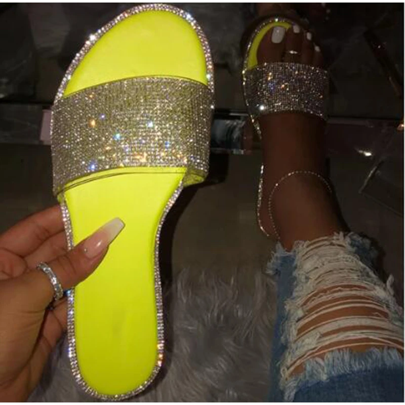 candies rhinestone sandals