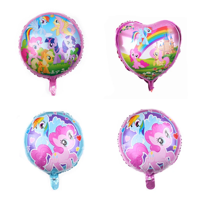 10PCS Cartoon party decoration air helium aluminum Foil balloon Kids gift 