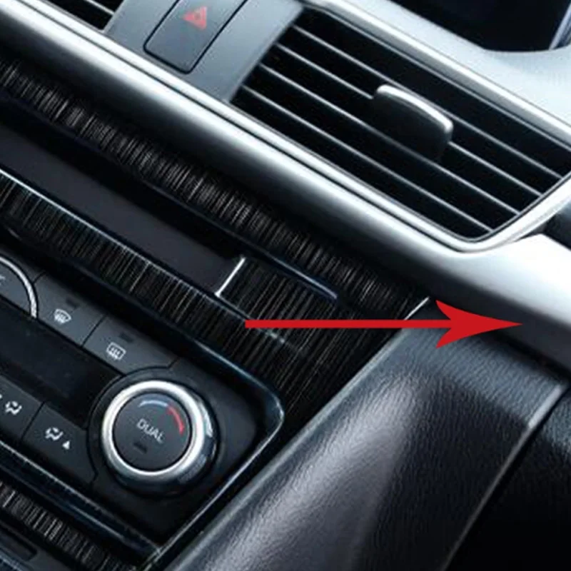 Для Mazda 3 Axela- Aashboard центральный контроль украшения кондиционера выход отделка продукты аксессуар из углеродного волокна