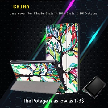 

Case for Amazon New Fire HD8 2016 8 inch Tablet, Painted Cover for Amazon New Fire HD8 2017 PU Lather Stand Case