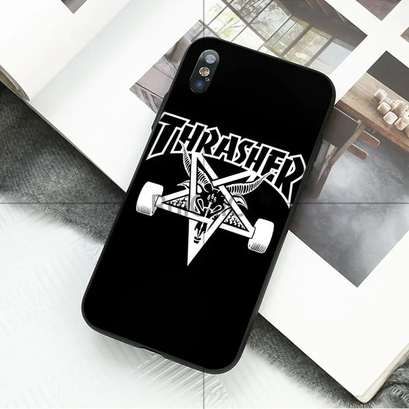 Ruicaica модный тренд скейтборд Thrash Проектор DIY чехол для Apple iPhone 8 7 6 6S Plus X XS MAX 5 5S SE XR мобильные чехлы