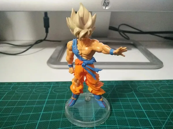 

Экшн-фигурка BANDAI Dragon Ball HG Gacha2 Bomb, модель Super Son Goku, декоративная игрушка