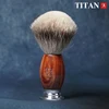 Titan shaving hair barber brush badger beard kit brushes  natural wood handle silvertip  gift 1