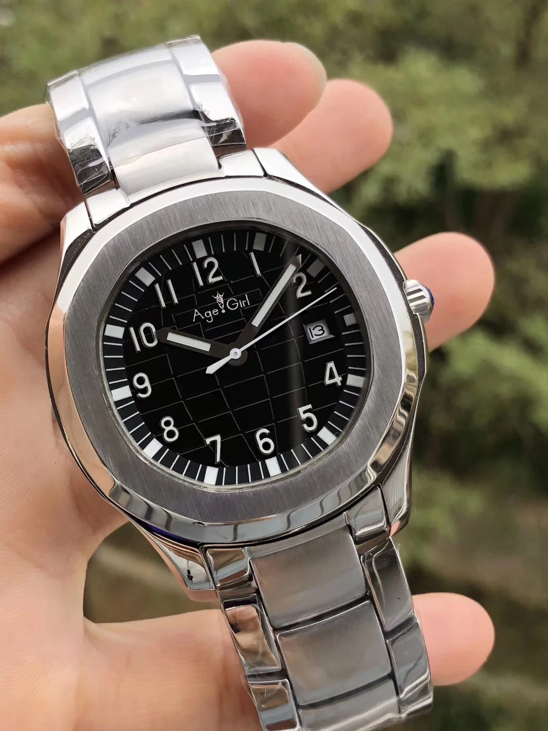 

Luxury Brand New Automatic Mechanical Men Watch Sapphire Full Black Blue Iiron Transparent Glass Back Watches Limited Sport AAA+