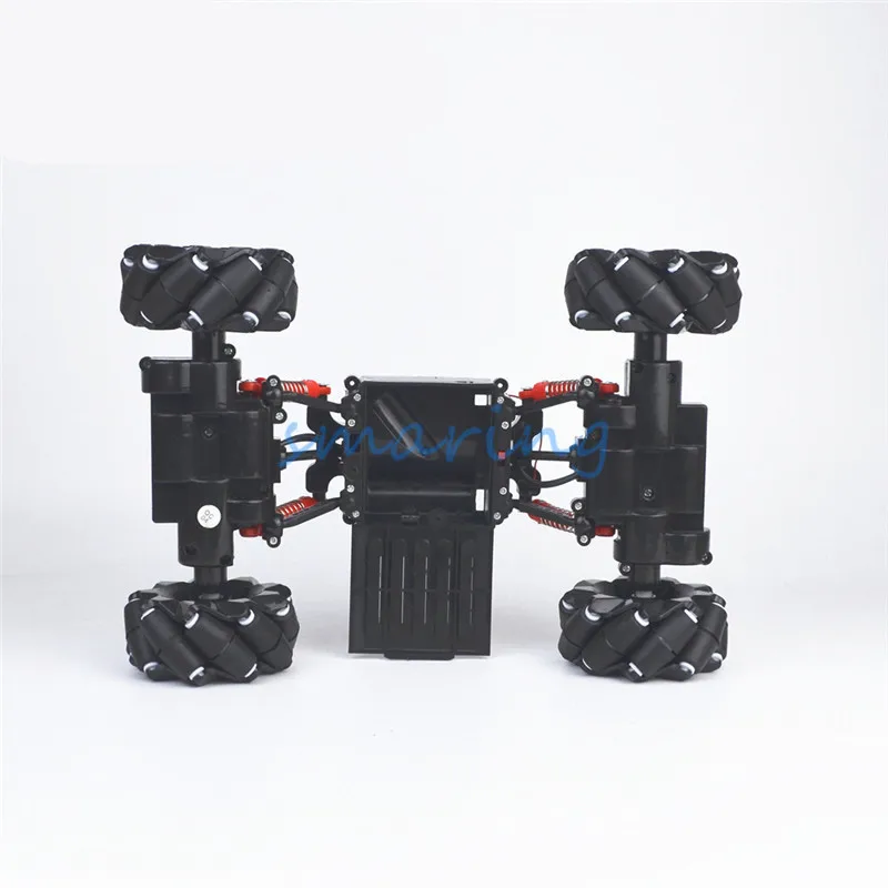 New Omni-directional Robot Smart Car Chassis Universal Wheel with Cover Four Wheels Drive for DIY