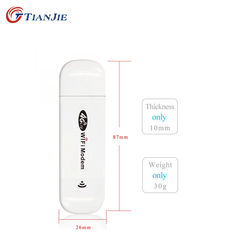 TIANJIE 4G модем USB ключ мобильный 150 Мбит/с сетевой адаптер Cat 3 широкополосный