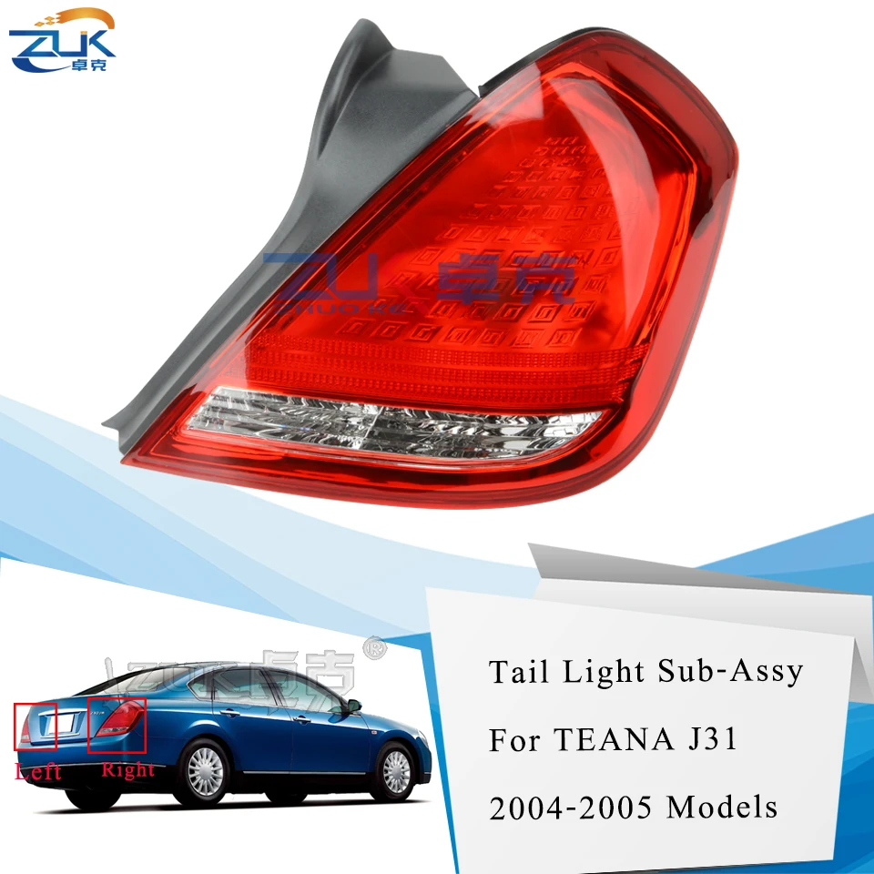 

ZUK Rear Bumper LED Tail Light Brake Light For NISSAN TEANA MAXIMA CEFIRO 2004 2005 J31 Tail Lamp Brake Lamp Taillight Taillamp