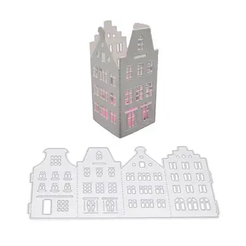 

House Candy Box Metal Cutting Dies Stencil Scrapbooking DIY Album Stamp Paper Card Embossing Decor Craft