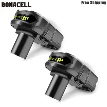 

bonacell 2500mAh Rechargeable Battery Pack Replacement Li-ion Battery for Ryobi P104 P105 P103 P107 P731 P740 P741 P780 P813 L50