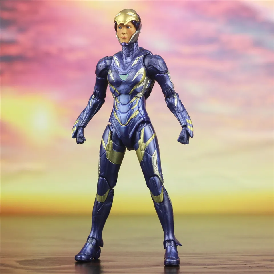 ML306 Pepper Potts Rescue Iron Man Custom Cast head use with 6/" Marvel Legends