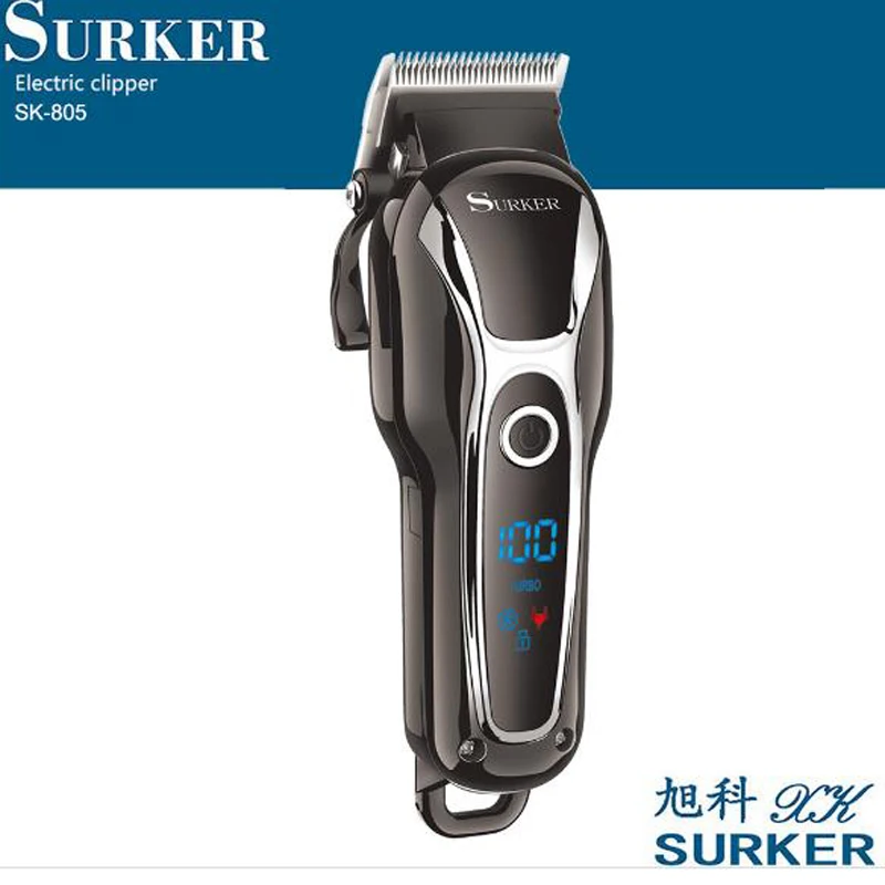 surker electric hair trimmer SK-805 professional cordless electric hair clipper bald head oil head beard trimmer rechargeable