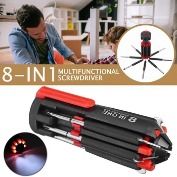 

8 in 1 Screwdriver Torx Bit Set Precision Screwdriver Handle Kits Magnetic Drill Screws Hand Tools for Household Repair Tools