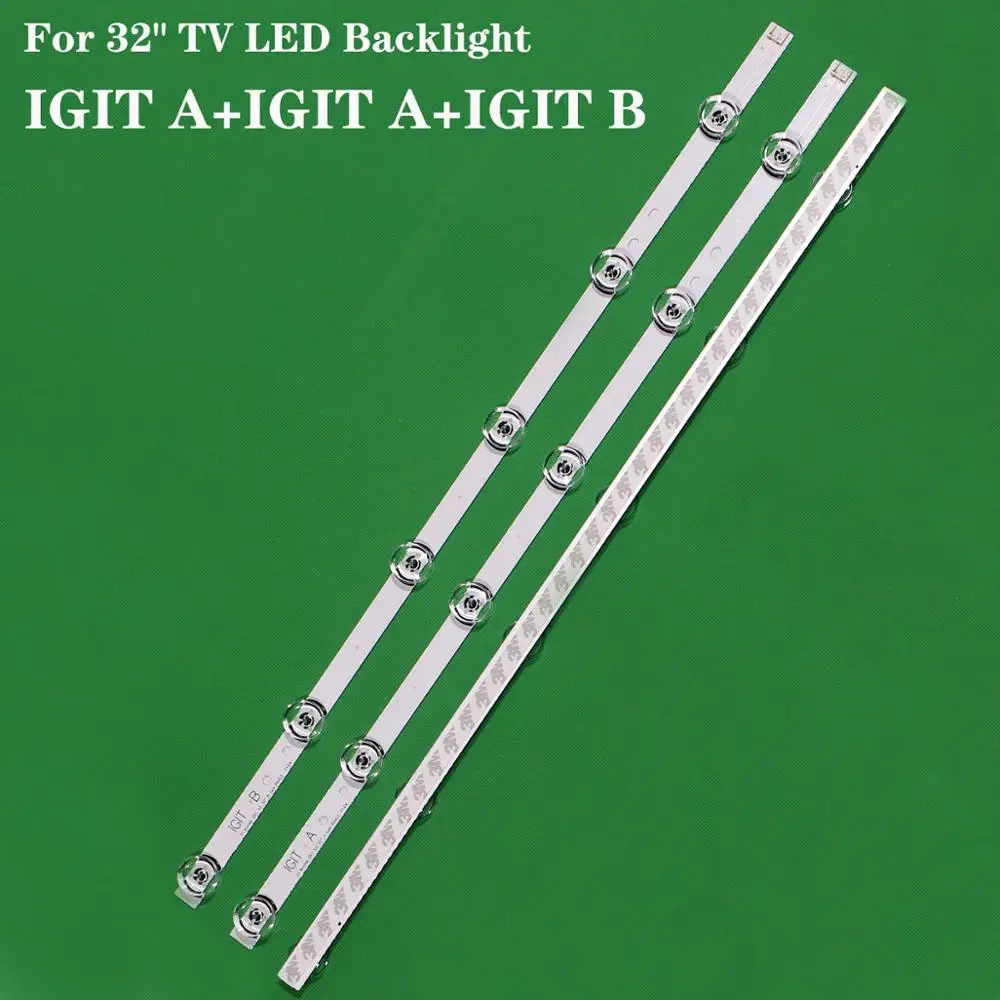 1 комплект = 3 шт. светодиодный подсвечник для LG 32LB 32LB5700 32LF562V UOT A B 6916L-2223A 2224A WOOREE LGIT