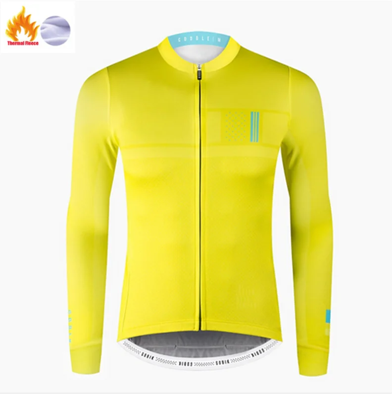 Велоспорт Джерси Pro Team Gobiking зимняя флисовая одежда для велоспорта MTB Велоспорт комбинезон комплект Ropa Ciclismo триатлон Велоспорт - Цвет: Winter Jersey