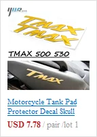 Для YAMAHA T-MAX 530 TMAX530- Мотоцикл Регулируемый угол заднего номерного знака держатель кронштейн с светодиодный светильник