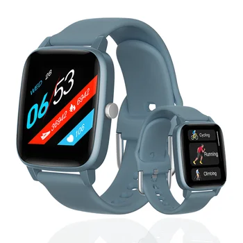 

2020 New Blue Smart Watch Women Body Temperature Measure Heart Rate Blood Pressure Oxygen Bracelet Call Reminder SmartWatch Men