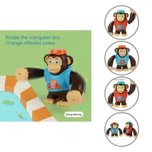 Jouet de chimpanzé électrique, joli modèle de chimpanzé créatif sans fraise