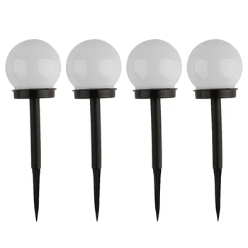 

4 Pcs/Lot Outdoor Led Garden Solar Light Waterproof Lawn Light Pathway Landscape Lamp Garden Night Lamp Bulb White