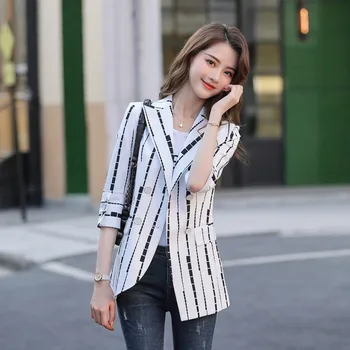 

Small Suit Coat 2020 Female Foreign Style Joker Business Sexy Occupation Positive Pack Temperament Ky956