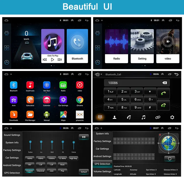 Best Bonroad  2Din Android 8.1 for Lada VESTA corss accessories 2015 2018 2019 Car Radio Multimedia Video Player Navigation SWC model 3