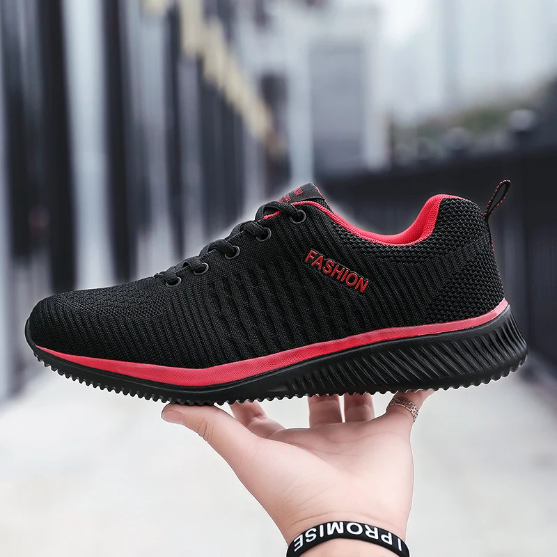 Summer Breathable Men’s Casual Shoes cb5feb1b7314637725a2e7: Black|Black green|Black red