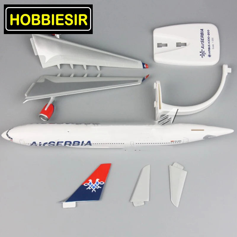 30CM1/200 масштаб Airbus A330-200 модель самолета Air Serbia airline W Стенд литой под давлением сплав самолет коллекционный дисплей игрушка моделирования