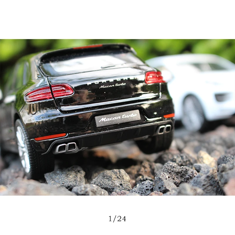 Welly 1:24 Porsche macan черный автомобиль сплав модель автомобиля моделирование автомобиля украшение коллекция подарок игрушка Литье модель игрушка для мальчиков