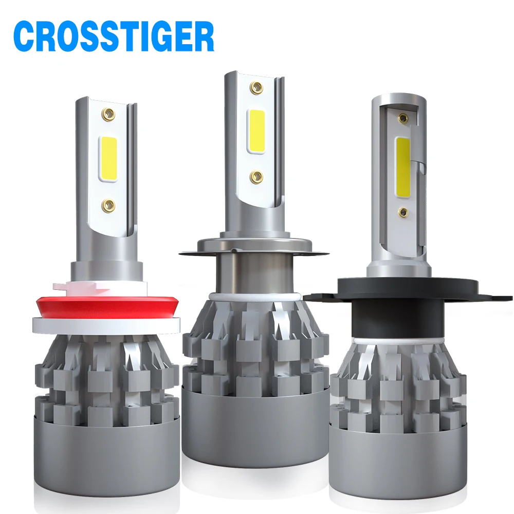

LED Light For Car 6000k LED H7 H4 Auto Front Light H1 H8 H9 H11 9005 9006 Headlight For Car Truck SUV Car Styling Mini Lamps H7