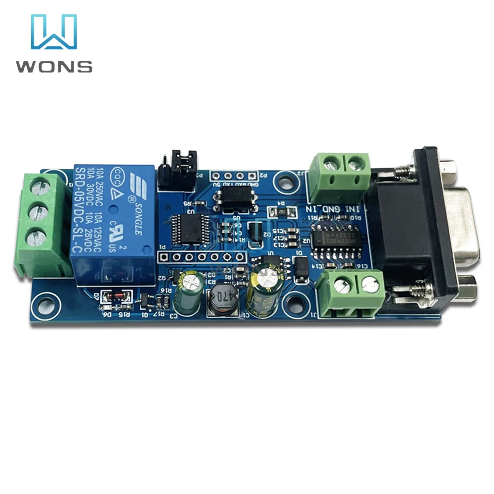 

Modbus RTU single relay module RS232/TTL UART DC7-24V Dropshipping Wholesale OEM ODM Order Support standard Modbus RTU protocol